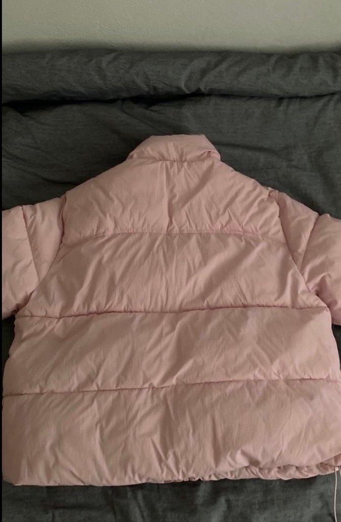 Bershka pembe mont - Görsel 5