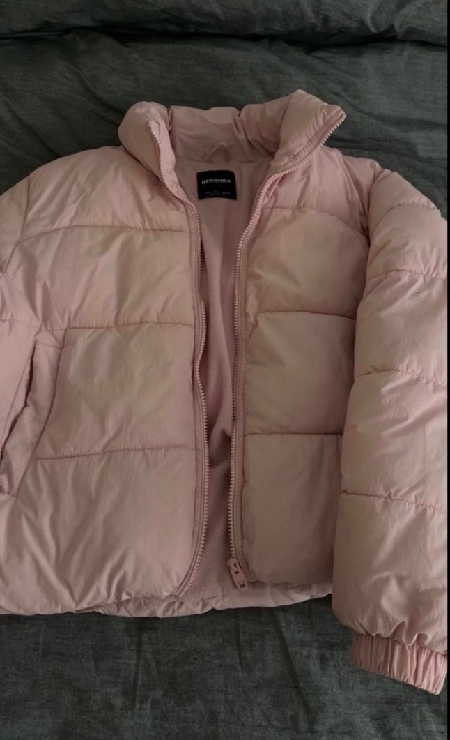 Bershka pembe mont - Görsel 2