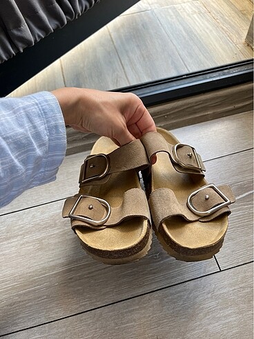 37 Beden camel Renk Oysho deri terlik
