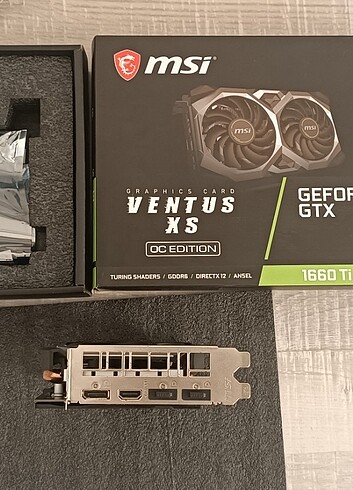  Beden Renk MSI GTX 1660 Tİ ekran kartı 