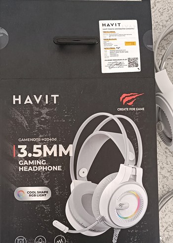 Havit Gamenote H2040d 3.5mm Beyaz Gaming Kulaklık