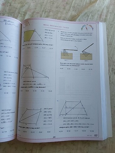  Üçdörtbeş yayınları tyt ayt geometri konu anlatımlı soru bankası