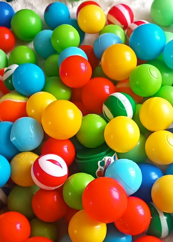 Renkli Plastik Oyun Topları Seti - Görsel 3