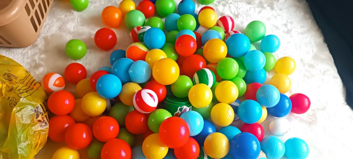 Renkli Plastik Oyun Topları Seti - Görsel 2
