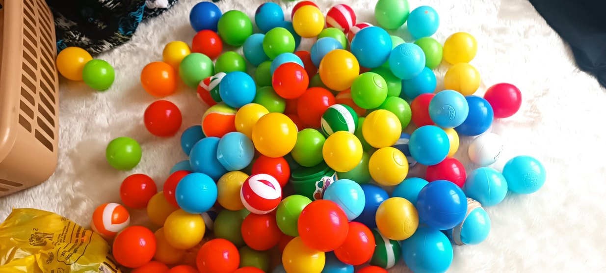Renkli Plastik Oyun Topları Seti - Görsel 3