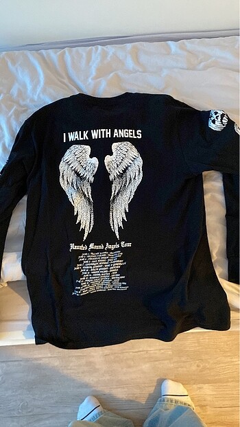 True Religion Haunted Mound SEMATARY Bloody Angels Tee