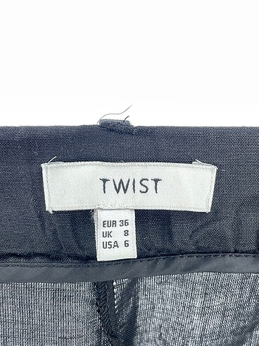 36 Beden siyah Renk Twist Kumaş Pantolon %70 İndirimli.