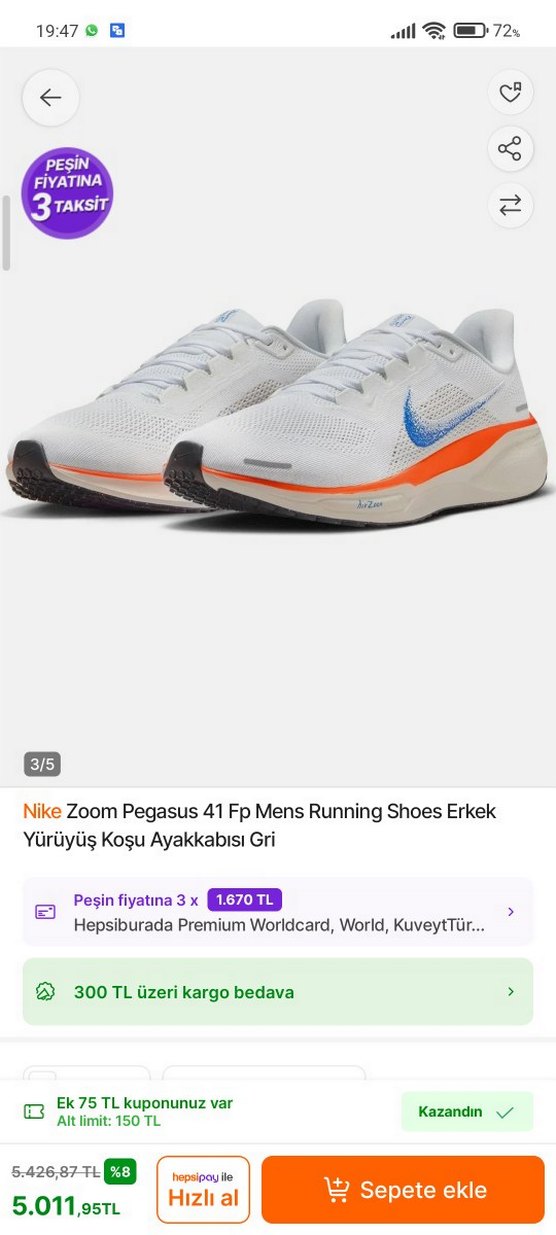 Nike Air zoom kadın 38 numara - Görsel 3