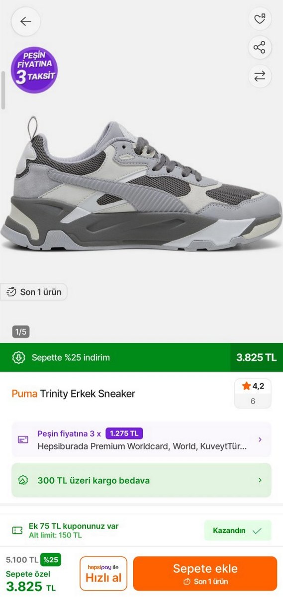 Puma RS 37 numara - Görsel 3