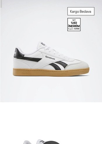 Beyaz Reebok Kadın Spor Ayakkabı - Görsel 4