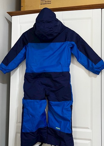 Erkek Bebek Mavi Fermuarlı Kayak Tulumu 4 yaş - Görsel 2