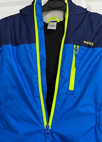 Erkek Bebek Mavi Fermuarlı Kayak Tulumu 4 yaş - Görsel 5