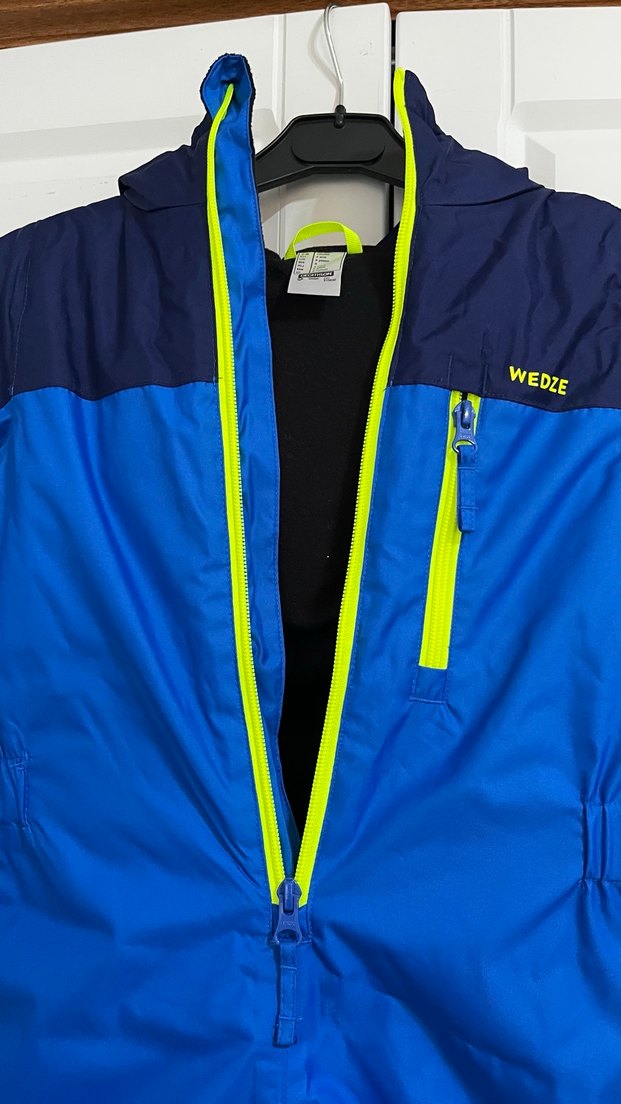 Erkek Bebek Mavi Fermuarlı Kayak Tulumu 4 yaş - Görsel 5