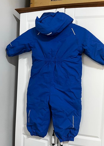 Erkek Bebek Mavi Fermuarlı Kayak Tulumu - Görsel 3