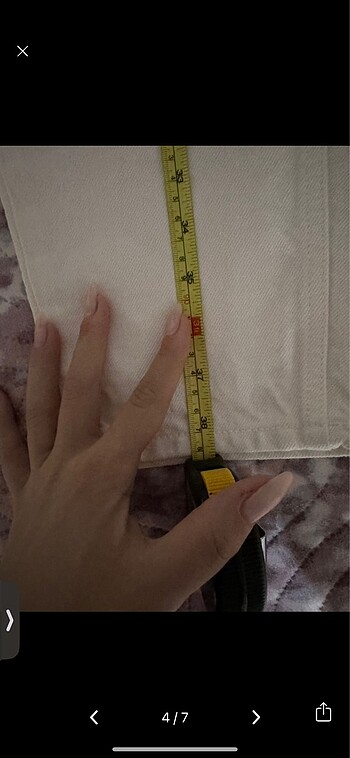 34 Beden beyaz Renk Zara Mom Jean