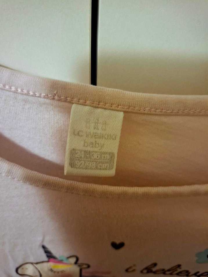 Pony Unicorn Uzun Kol Kışlık Üst Badi Tişört 24 - 36 Ay Çocuk - Görsel 2