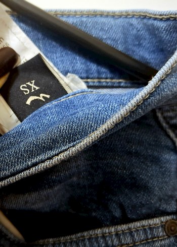 Taşlanmış Kot Şort Esnek Likralı XS - S - M Kısa Mini - Görsel 2