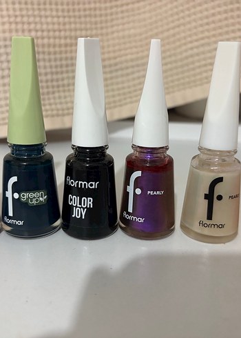 Flormar Çok Renkli Oje Seti 6lı açılmış ama az kullanılmış