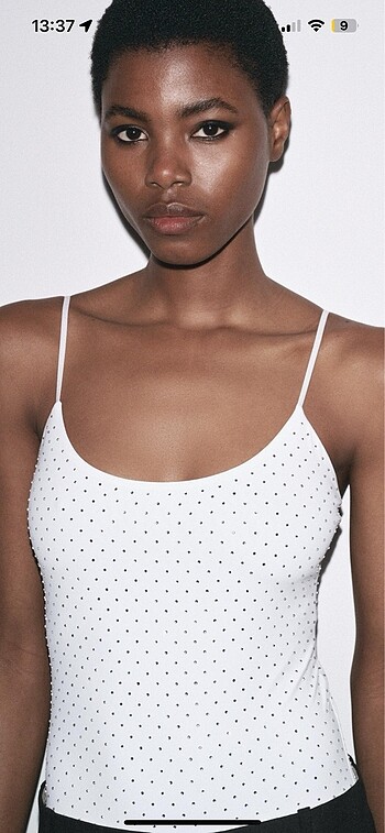 s Beden beyaz Renk ZARA PARLAK BODY
