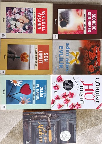 Halit Ertuğrul 7 Kitap Seti Roman
