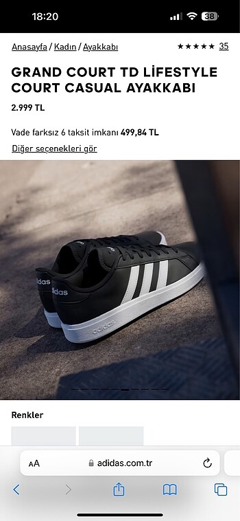 Adidas Spor ayakkabı adidas