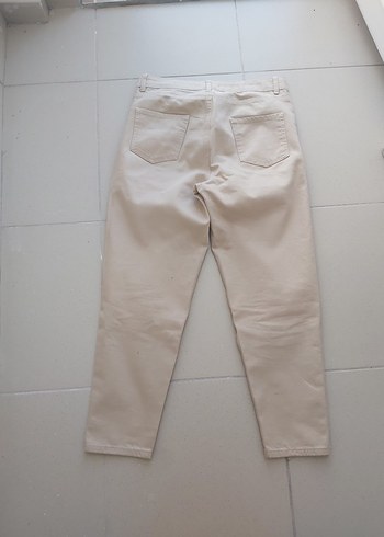 Diğer Bej Kadın Boyfriend Pantolon