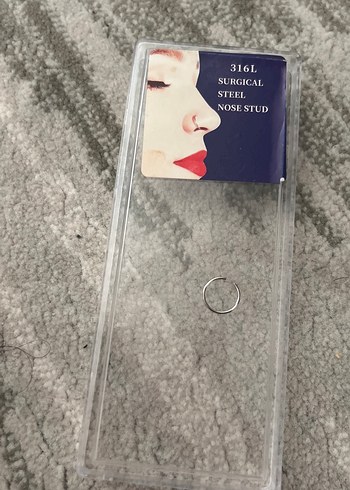316L Cerrahi Çelik Burun Deliği Piercingi - Görsel 2