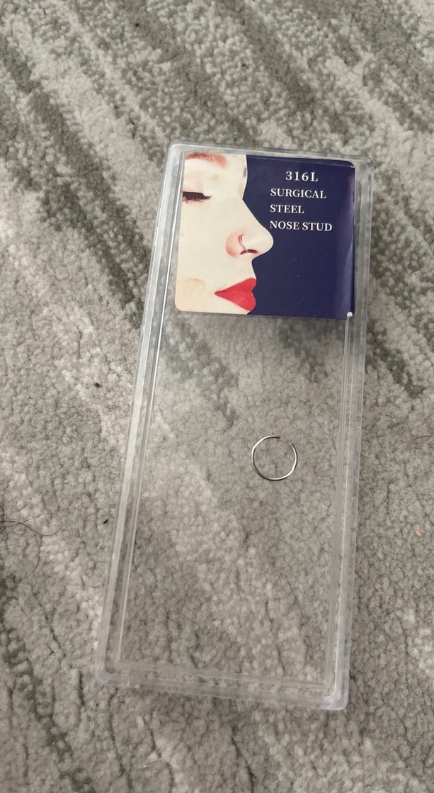 316L Cerrahi Çelik Burun Deliği Piercingi - Görsel 2