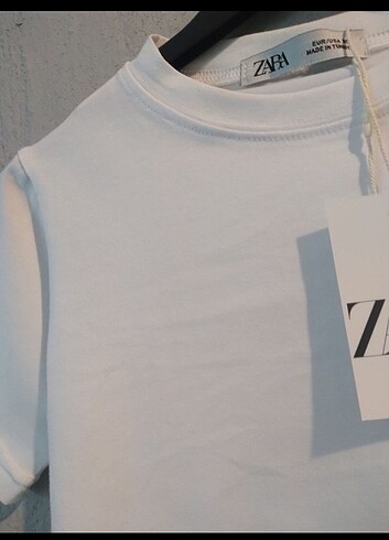 m Beden Beyaz zara crop 