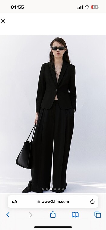 H&M H&M Siyah Blazer Ceket