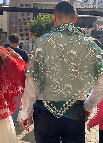 Damat kina örtüsü set