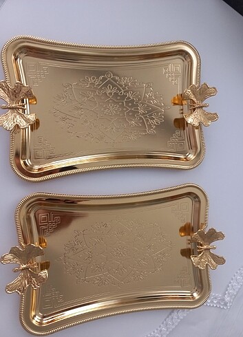 Beden Renk Arow Gold Kelebek tepsi