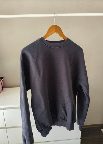 Gri Kadın Oversize Sweatshirt