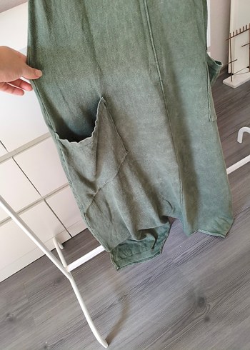 Diğer Bohem Yeşil Uzun tulum