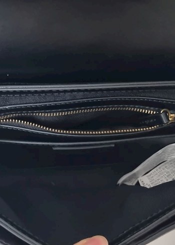 Zara zara Siyah Deri Tokalı Kadın Çanta