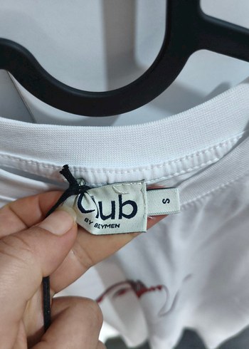 Beymen Club Beyaz Baskılı Oversize Kadın Tişört