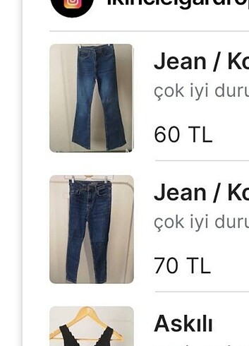 2 adet Jean 