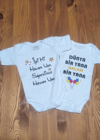 Beyaz Baskılı Kısa Kollu Body