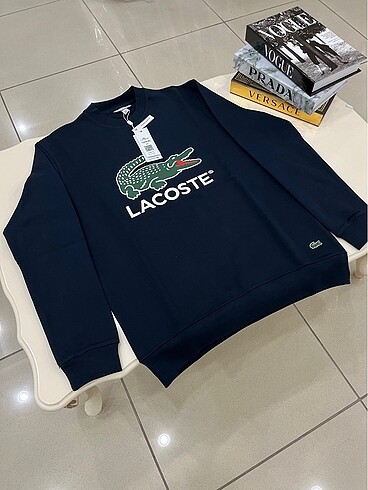 l/xl Beden LACOSTE ERKEK SWEATSHİRT