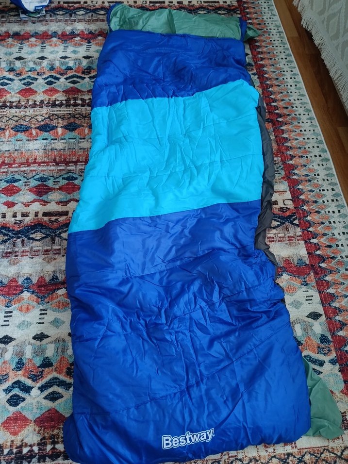 Bestway WanderLite 2'si 1 Arada Uyku Tulumu ve şişme mat - Görsel 3