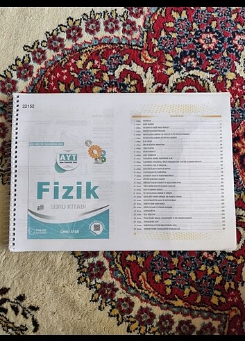 Palme Ayt fizik soru bankası