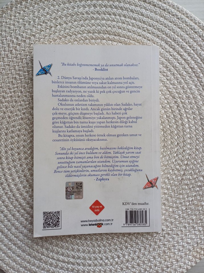 Sadako ve Kağıttan Bin Turna Kuşu - Eleanor Coerr - Görsel 2