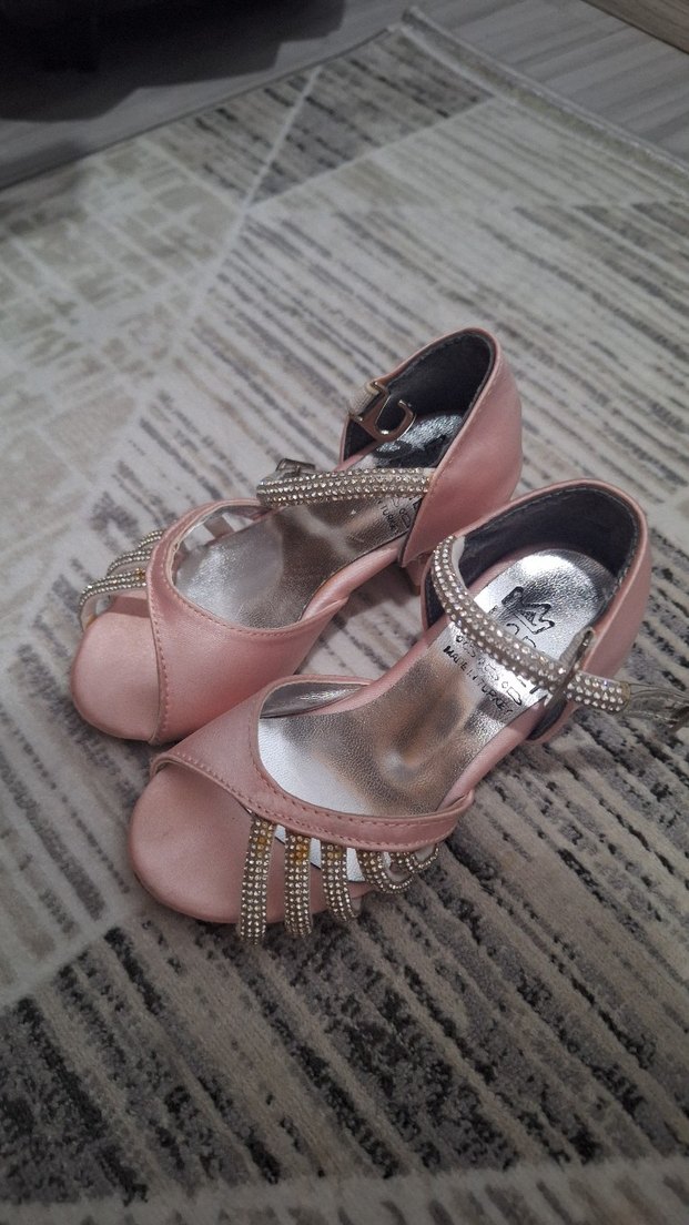 Parlak Pembe Tokalı Kız Çocuk Babet - Görsel 3