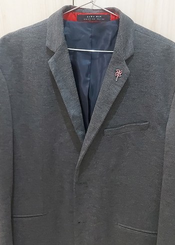 Zara Gri Erkek Düğmeli Ceket
