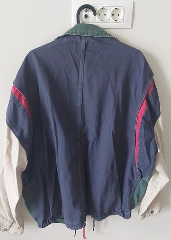 l Beden Yeşil Oversize Nakışlı Midi Ceket