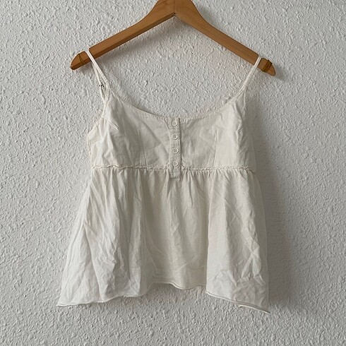 Vintage askılı bluz
