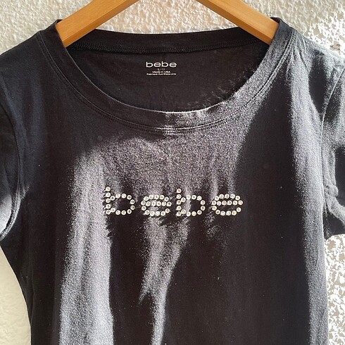Bebe marka swarovski orijinal tshirt