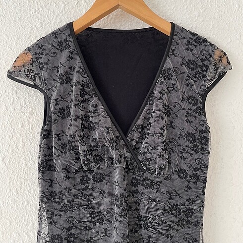 American Vintage Vintage dantel dokulu elbise