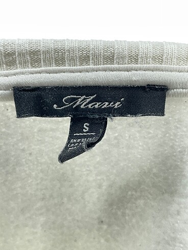 s Beden beyaz Renk Mavi Jeans Sweatshirt %70 İndirimli.