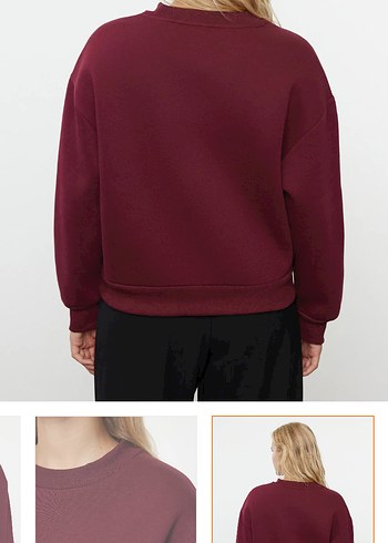 Defacto Bordo Kadın Sweatshirt m beden